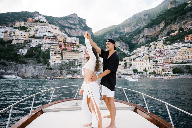 1.5-Hour Amalfi Sunset Cruise – Private Tour with Prosecco - From another angle on the way back