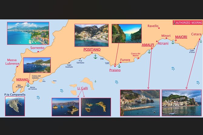 4-hour boat tour of the Amalfi Coast - Maiori and Pandora Cave: the photo stop that also fits a swim