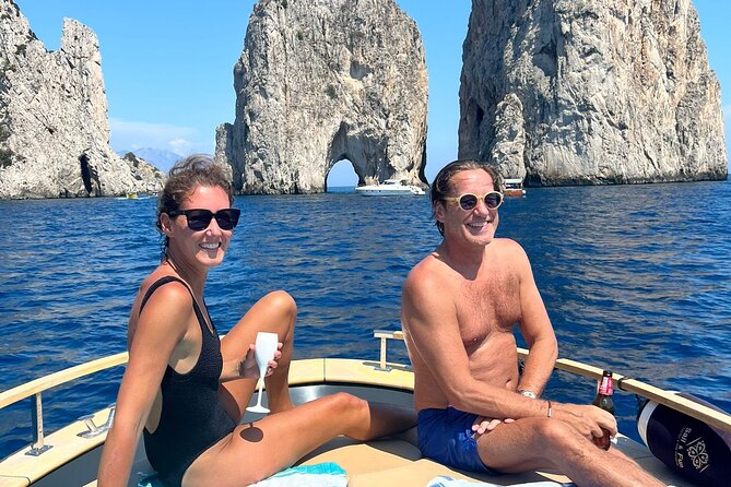 All inclusive Capri Boat and City Tour from Sorrento - Cala Del Rio and Tombosiello: A Break in the High-Drama Stops