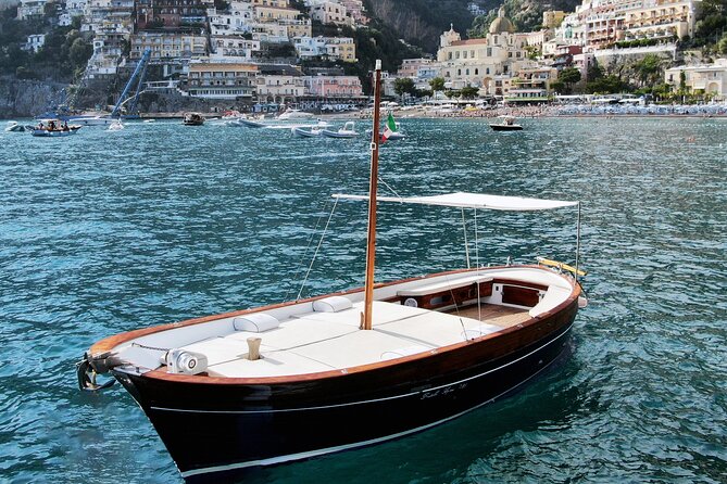 All Inclusive Private Boat Tour to the Amalfi Coast - Praiano Pirate Cave Stop: Short Swim Time, Big Reward