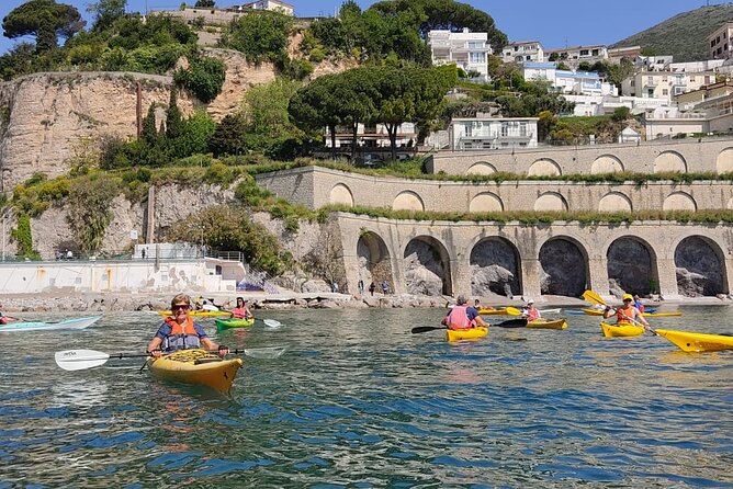 Amalfi coast 3 hr. Kayak Tour: Cruise Ship Special - The Paddling Route: Amalfi cliffs, caves, and Cetara in reach