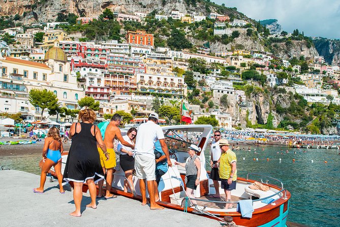 Amalfi Coast Boat Tour With Pickup from Sorrento Area Hotels - Positano free time: how to use the town stop without losing the day