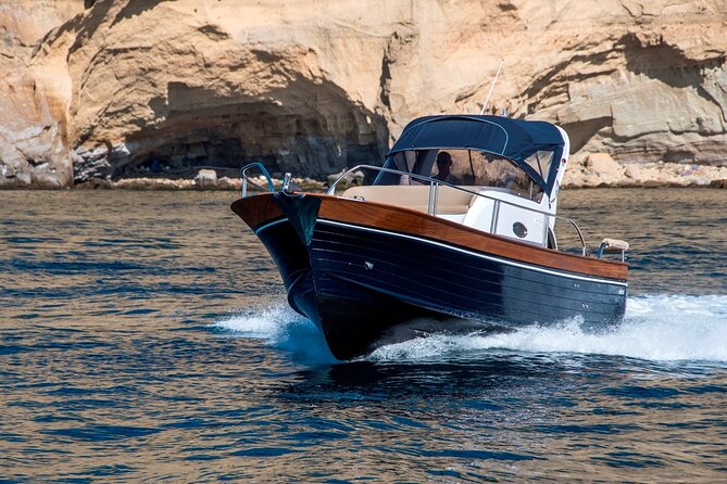 Amalfi Coast Full Day Private Boat Tour (cabin+restroom on board) - Stop 1 on the Amalfi Coast: Positano, Galli Islands, and the sea-only lunch idea