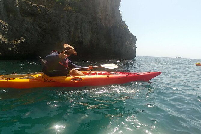 Amalfi Coast : Kayak-Snorkeling tour Pandora Cave & Hidden beach - Acquachiara Beach Break: A Small Cove That Feels Private