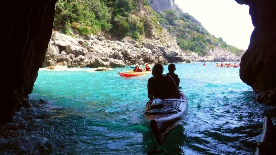 Amalfi Coast: Kayak Tour with Snorkeling and Grottoes Visit - Meeting at Tonino’s Beach Club, then into Amalfi’s water world