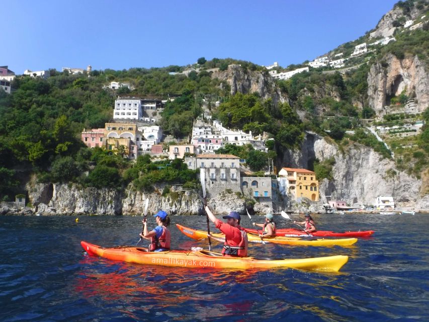 Amalfi Coast: Kayak Tour with Snorkeling and Grottoes Visit - Conca dei Marini and the coast’s famous names on the water