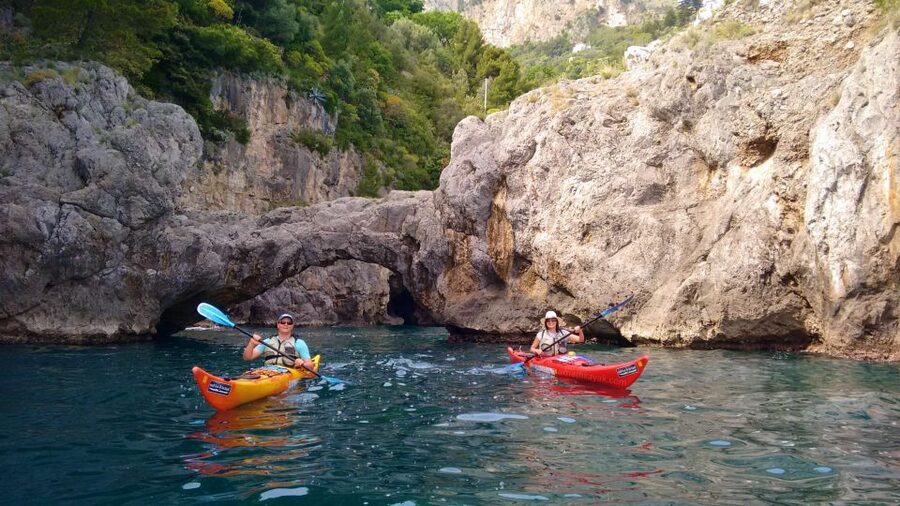 Amalfi Coast: Kayak Tour with Snorkeling and Grottoes Visit - The little Runghetiello Grotto, named after a fish