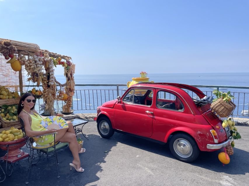 Amalfi Coast: Photo Tour with a Vintage Fiat 500 - The iPhone 16 Pro Max media, delivery, and Instagram Reel add-on