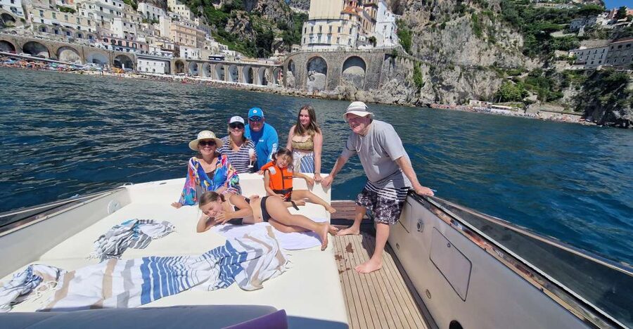 Amalfi Coast Premium Boat Tour from Sorrento - Queen Giovanna’s Baths and the end-of-day limoncello