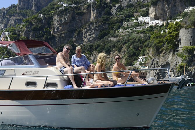 Amalfi Coast Private Boat Day Tour from Sorrento - Positano for about 2 hours: shops, beach vibe, and steep-street reality