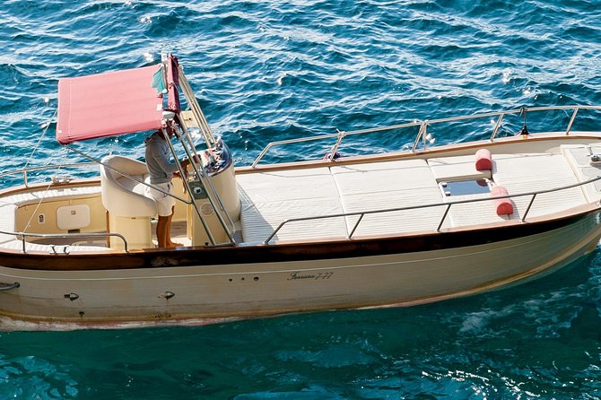 Amalfi Coast PRIVATE boat excursion from Positano - Swim breaks and snorkel gear, what you get onboard