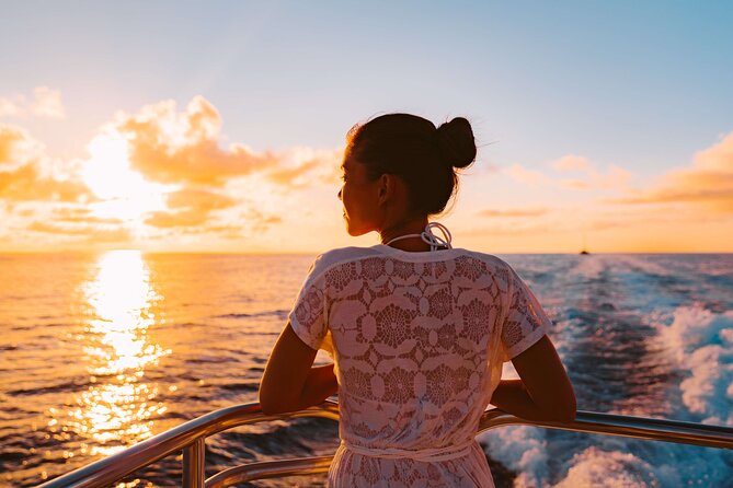 Amalfi Coast: Sunset Boat Tour with Fruit & Drinks | Small Group - Sunset on the Amalfi Coast, from the water not the road
