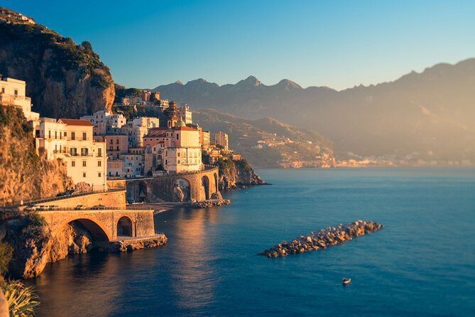Amalfi Coast: Sunset Boat Tour with Fruit & Drinks | Small Group - Conca dei Marini: monastery views and a pastry you should try