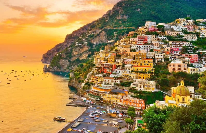 Amalfi: Sunset Boat Tour with Fruit and Drinks - The 2-Hour Sunset Route: Amalfi to Praiano, Then Back Past Positano