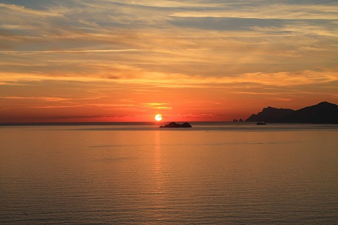 Amalfi Sunset Cruise - 6:30 pm timing, Prosecco on board, and the Positano and Li Galli views