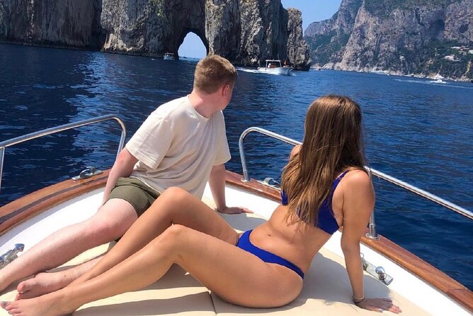 Boat Tour of the Caves on the Island of Capri - I Faraglioni swim stop: when the tour earns its money