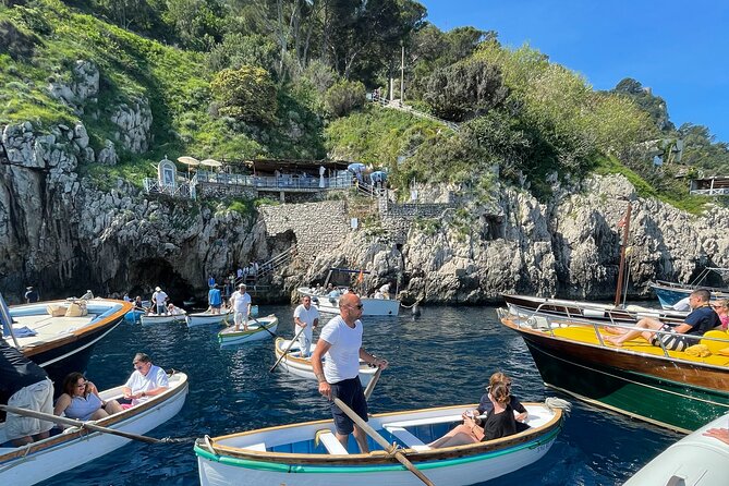 Capri and Blue Grotto Private Boat Tour - Private boat around Capri from Positano, with the boat yours
