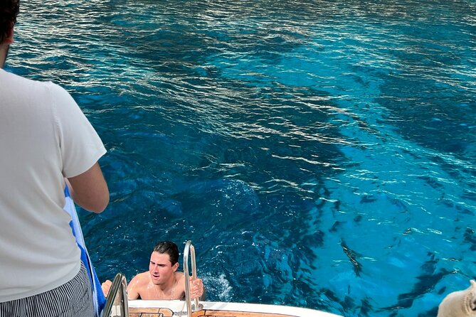Capri, Blue Grotto by Priority, Faraglioni Swim and City Visit - Cala del Rio and the Heart Cave moment