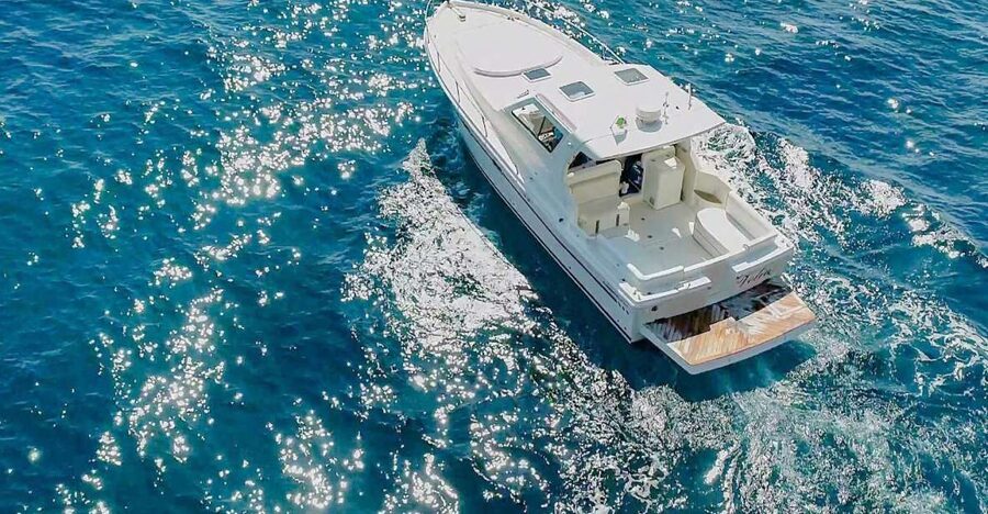 Capri Boat Tour Experience - Marina Grande to Bagni di Tiberio, setting up the swim-or-skip choices