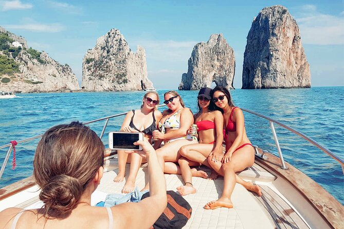 Capri Boat Tour with Optional Blue Grotto Visit from Sorrento - From Punta Campanella to Anacapri coastal views, the ride is part of the experience