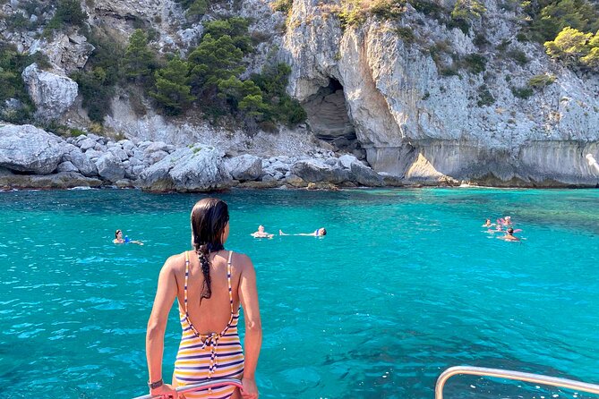Capri Boat Tour with Optional Blue Grotto Visit from Sorrento - Grotta Verde, Marina Piccola, Faraglioni, and the quick hit caves