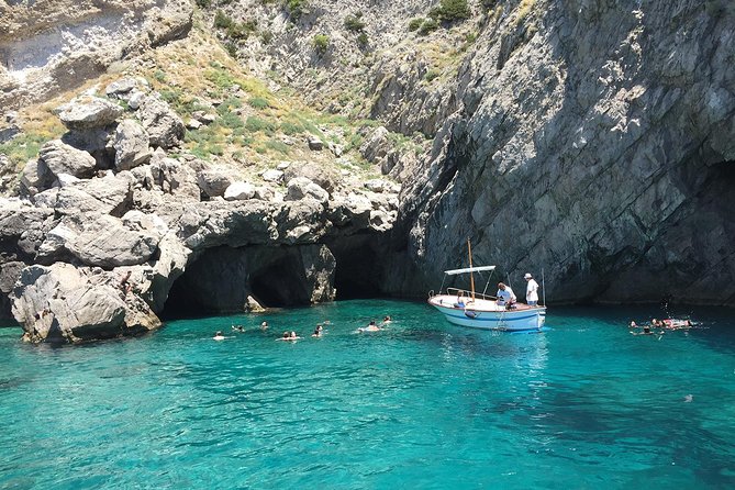 Capri by Sea Private Boat Excursion - Marina Piccola: a rocky beach break near Faraglioni