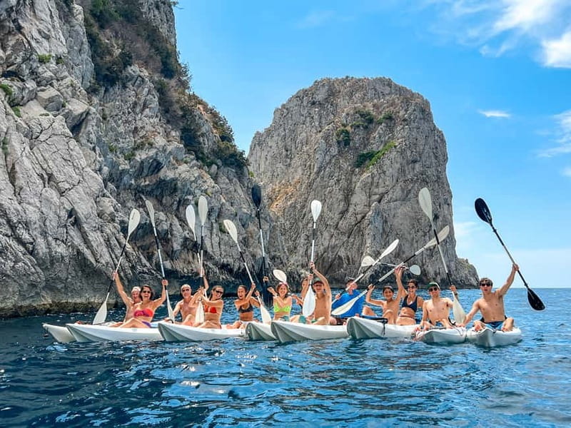 Capri: Caves and Beaches Kayaking Tour with GoPro Photos - The Capri coastline feels real, not staged