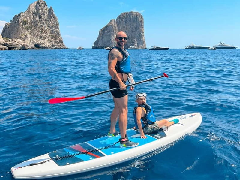 Capri: Caves and Beaches Paddle Board Tour. Photos included - Secret Stops: How Secluded Shore Time Works