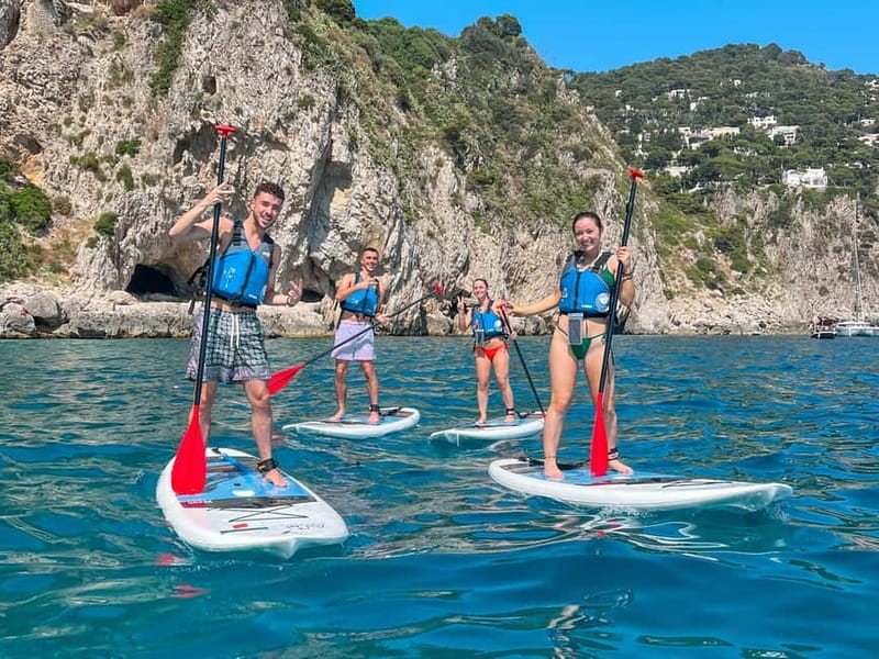 Capri: Caves and Beaches Paddle Board Tour. Photos included - Meeting Capri Hydro at Marina Piccola, Without Stress