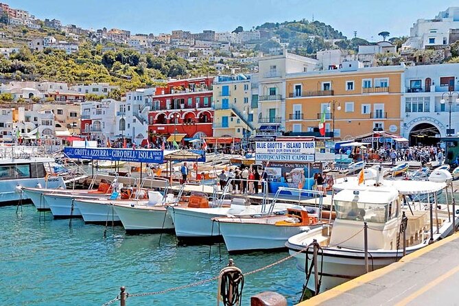 CAPRI - DIY Day Trip Package - BoatTour, BlueGrotto,Bus&Lunch - Anacapri by bus, plus La Giara’s three-course lunch
