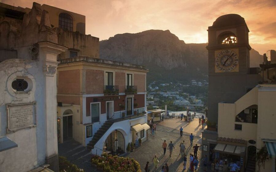 Capri: DIY Day Trip with Blue Grotto, Funicular & Lunch - Mount Solaro by chairlift from Piazza Vittoria