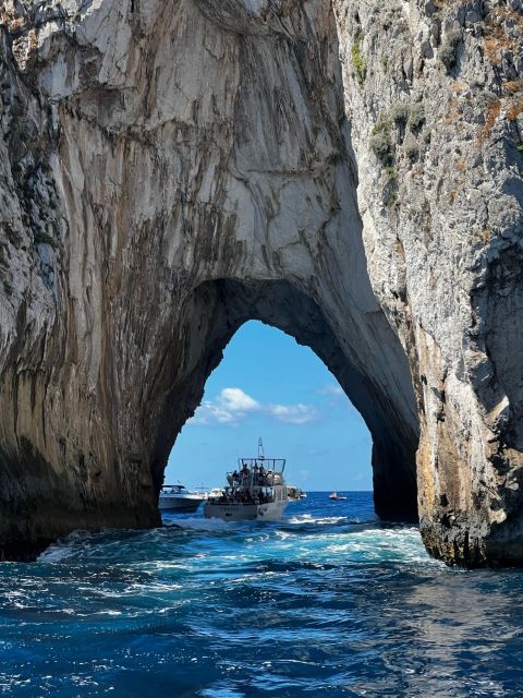 Capri: exclusive boat tour - Punta Carena Lighthouse and the Coral Grotto: a longer feel before you head back