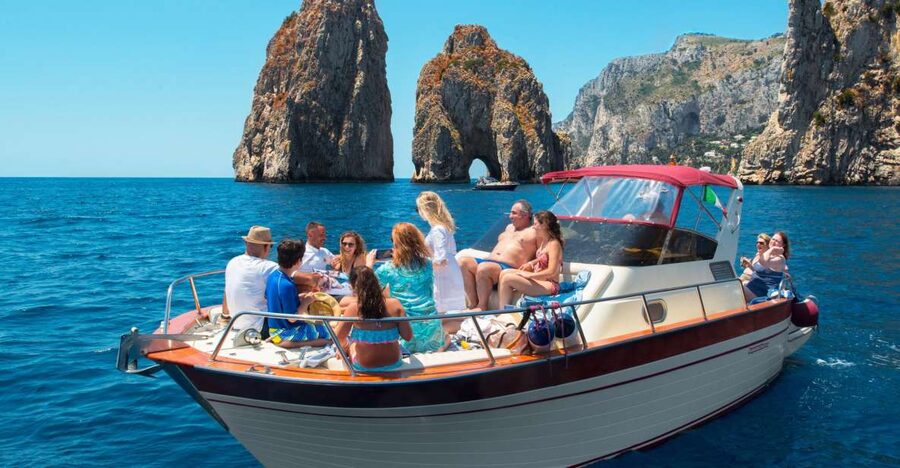Capri: Full-Day Small Group Boat Tour - Grotto Light Shows: White, Green, and the Blue Grotto From the Sea