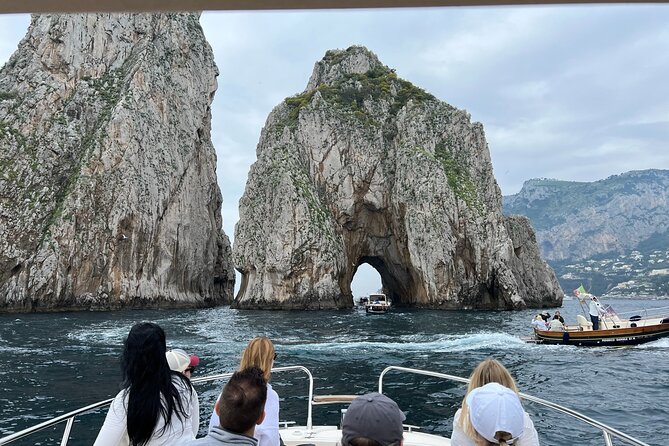 Capri in a Day All Inclusive Premium Boat Tour + City Visit - Stop-by-stop: Marina Grande, Roman ruins, and the grotto lineup