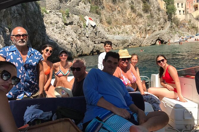 Capri-Positano Private Boat Tour from Sorrento,Positano or Capri - Positano Time Ashore: Spiaggia Grande Views and a Main Church Option
