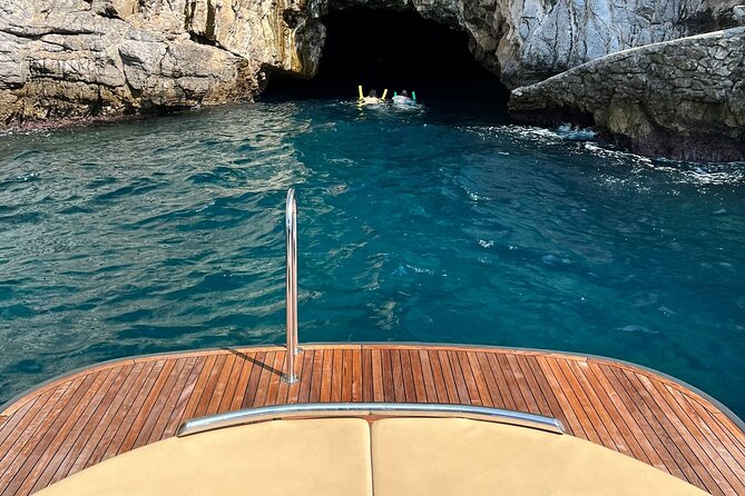 Capri Premium Boat Tour and City Visit Free Bar and Aperitif - The cave circuit: what each stop gives you