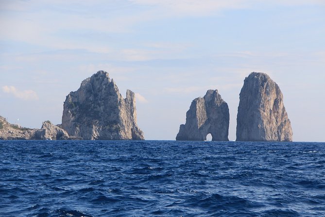 Capri Private Boat Stress Free Tour from Naples or Sorrento - Giardini di Augusto: gardens viewpoint plus the Faraglioni angle