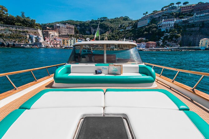 Capri Private Boat Tour from Sorrento, Positano or Naples - Gozzo F.lli Aprea 36 - Green Grotto and swim time outside the entrance