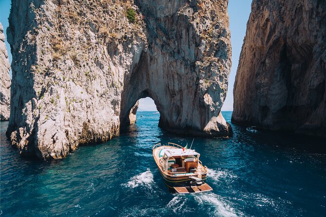 Capri Private Boat Tour from Sorrento, Positano or Naples - Gozzo F.lli Aprea 36 - Blue Grotto as an optional stop, depending on your mood
