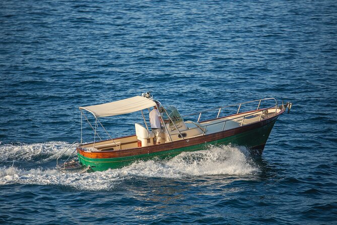 Capri Private Boat Tour from Sorrento - Premium 28ft Boat - Marina Grande first, then the Roman seaside photo stop