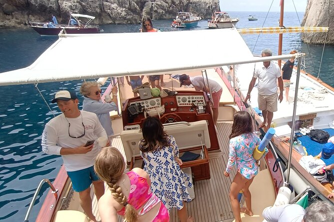 Capri Samba Boat Tour, Sail in Style by Boat. - Your Blue Grotto decision: optional, 45 minutes, plus 18 EUR