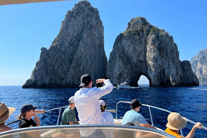 Capri Secret Corners Semi-Private Boat Tour with Local Captain - Marina Grande and Bagni di Tiberio: Capri’s classic beach, plus Roman bragging rights