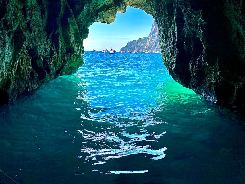 Capri: Tour of the island with caves and Faraglioni - The swim break and waterfall moment: comfort meets fun