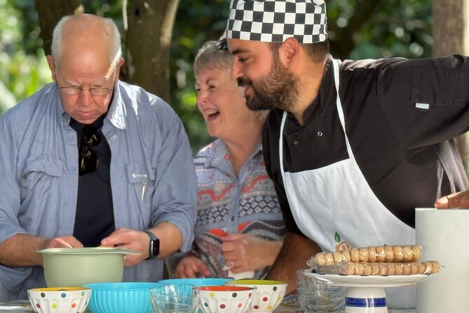 Cook and Eat in a Citrus Grove in Sorrento - Why the Citrus Grove Setup Improves the Cooking (and the Mood)
