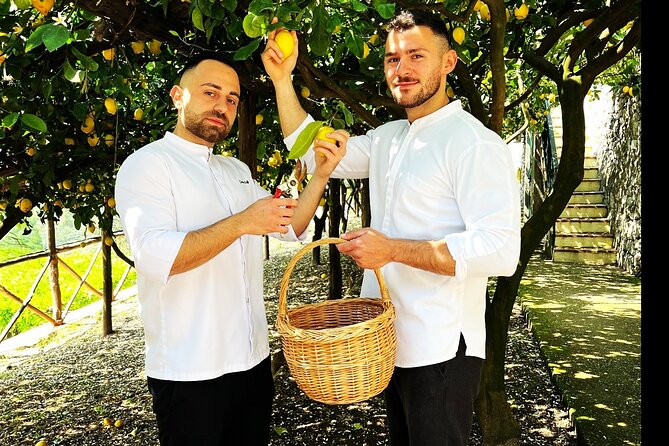 Cooking class Amalfi Coast by Marco and Tano - The terrace tasting: wine, limoncello, and actually eating together