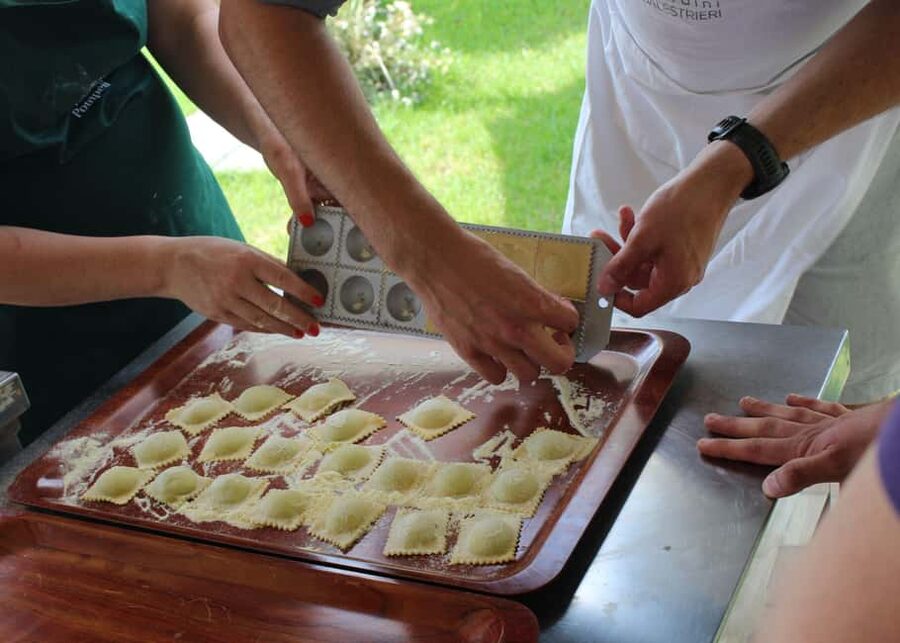 Cooking Class w/Italian Mamma from Pompei! - From Pompeii Shuttle to Sabrina’s Garden Setting