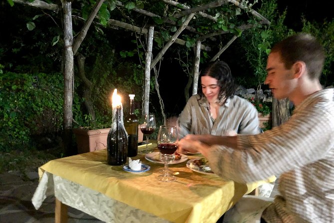 Dine in our Family run Farmhouse - Traditional organic Food & Wine - La Vigna degli dei in one glance
