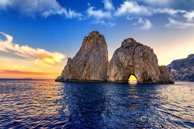 Discovery Capri Island by Boat from Capri - Faraglioni: the iconic rocks and the “kissing for eternity” idea