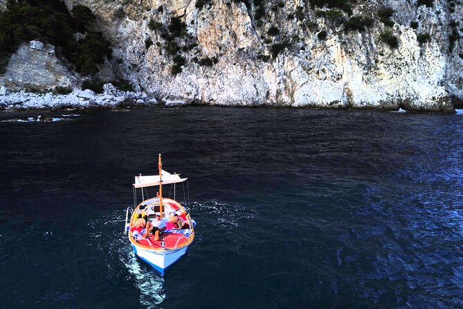Dolce Vita Private Sea Escape - Grotta Verde from a safe distance: pretty colors, no drama