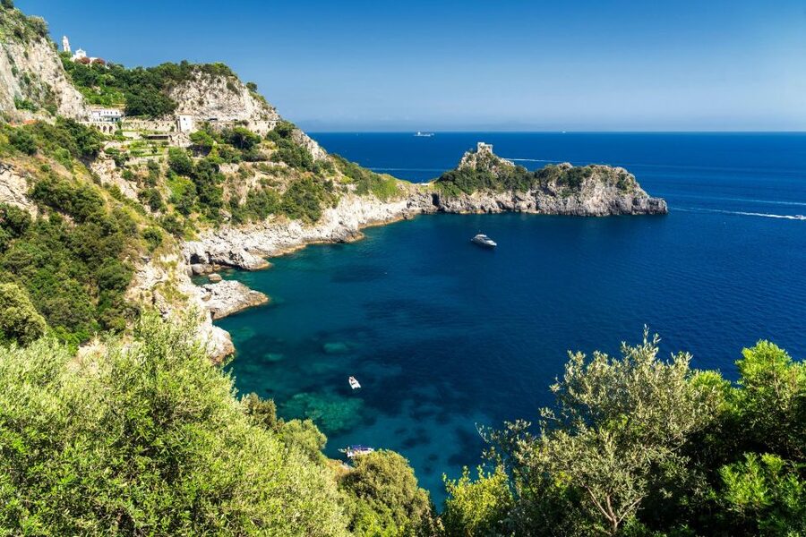 From Amalfi: 7H Amalfi Coast - Group Tour by boat - Atrani and the return to Amalfi: the small-town finish